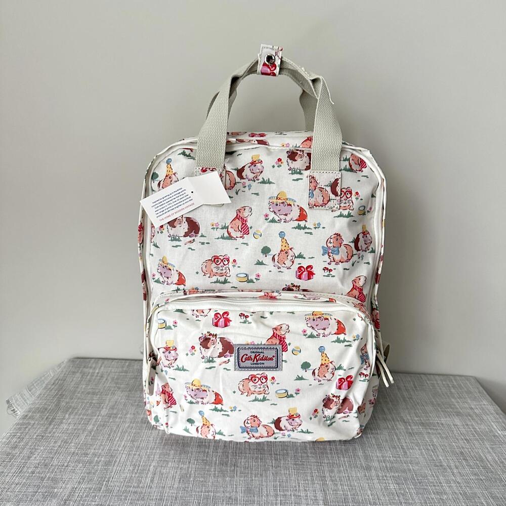 Cath Kidston Guinea Pig Medium Backpack New NWT - Picture 1 of 6